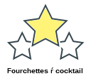 Fourchettes ŕ cocktail
