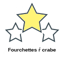 Fourchettes ŕ crabe