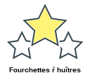 Fourchettes ŕ huîtres