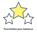 Fourchettes pour barbecue