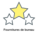 Fournitures de bureau