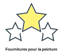 Fournitures pour la peinture