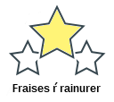 Fraises ŕ rainurer