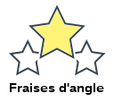 Fraises d'angle