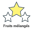 Fruits mélangés