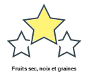 Fruits sec, noix et graines