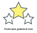 Fruits secs, graines et noix