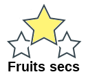 Fruits secs