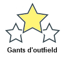 Gants d'outfield