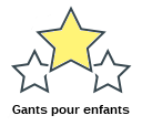 Gants pour enfants