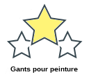 Gants pour peinture