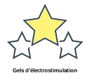 Gels d'électrostimulation