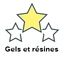 Gels et résines