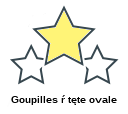 Goupilles ŕ tęte ovale