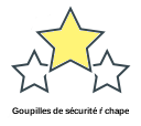 Goupilles de sécurité ŕ chape