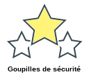 Goupilles de sécurité