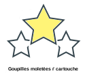 Goupilles moletées ŕ cartouche