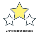 Granulés pour barbecue