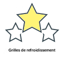 Grilles de refroidissement