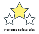 Horloges spécialisées