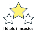 Hôtels ŕ insectes