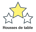 Housses de table