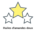 Huiles d'amandes doux