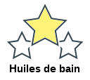 Huiles de bain