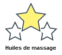 Huiles de massage