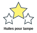 Huiles pour lampe