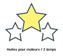 Huiles pour moteurs ŕ 2 temps