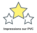 Impressions sur PVC