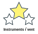 Instruments ŕ vent