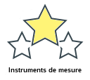 Instruments de mesure