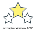 Interrupteurs ŕ bascule DPST