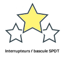 Interrupteurs Å• bascule SPDT