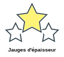 Jauges d'épaisseur