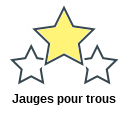 Jauges pour trous