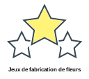 Jeux de fabrication de fleurs