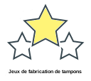 Jeux de fabrication de tampons