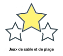 Jeux de sable et de plage