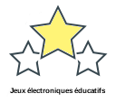 Jeux électroniques éducatifs