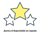 Joints d'étanchéité en bande