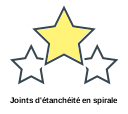 Joints d'étanchéité en spirale