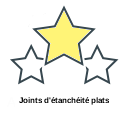 Joints d'étanchéité plats