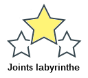 Joints labyrinthe