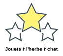 Jouets ŕ l'herbe ŕ chat