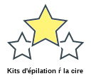 Kits d'épilation ŕ la cire