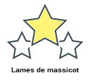 Lames de massicot