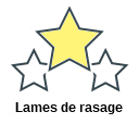 Lames de rasage